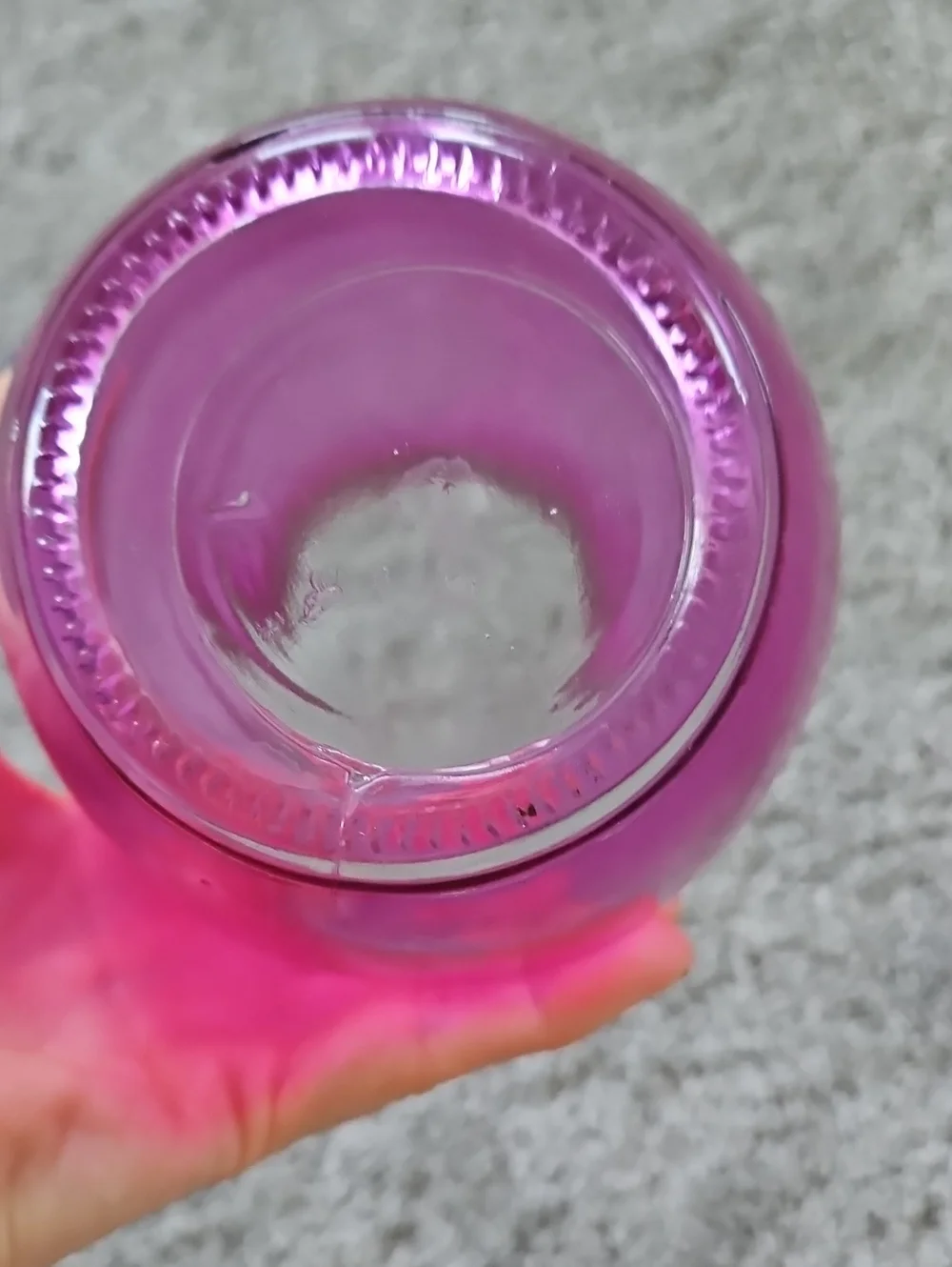Pink Glass Decorative Vase - Home Accents